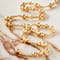 12 Pack: Gold Metal Round Beads Mix, by Bead Landing™